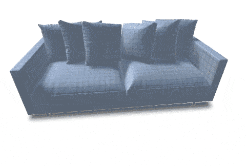 3D rendering of a sofa, product visualization with augmented reality