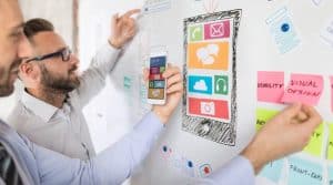 creative team using ux design process guide